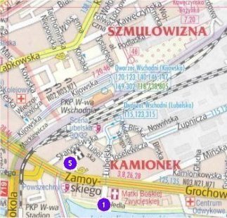 kliknij na map, aby zobaczy ca Warszaw